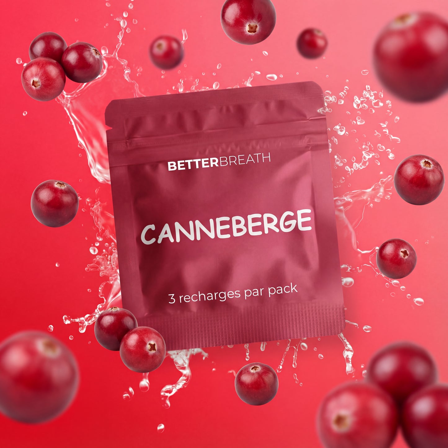 BetterBreath – Goût Canneberge
